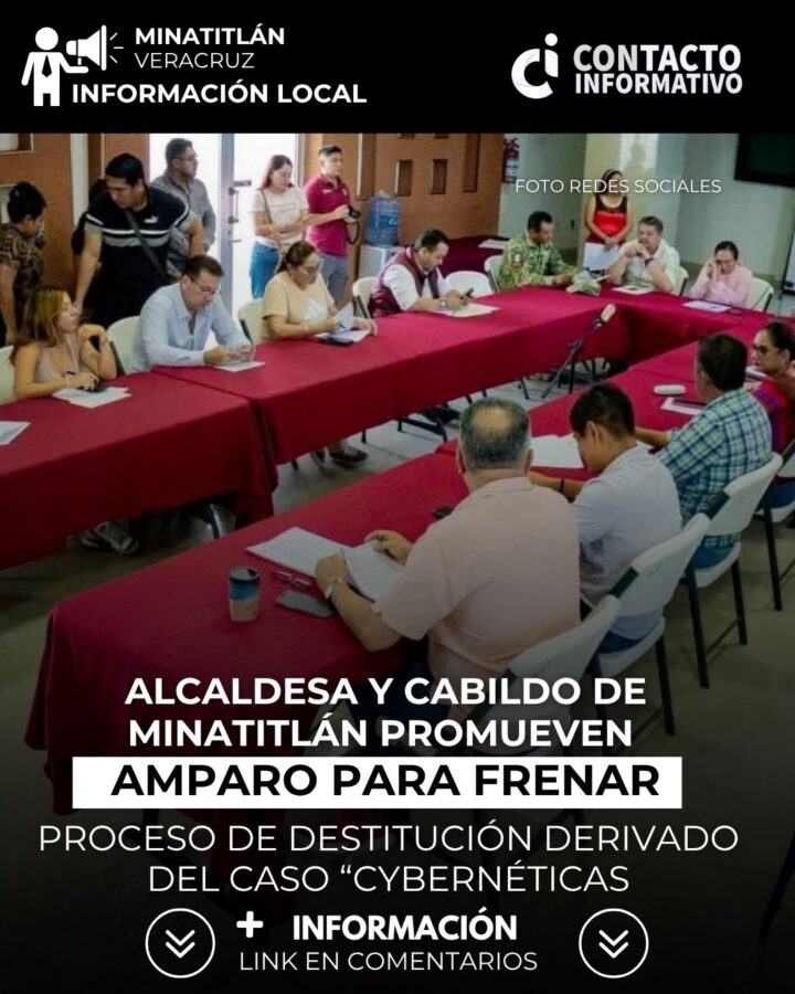 *Alcaldesa y Cabildo de Minatitlán promueve amparo para frenar proceso de destitución ante el Congreso del Estado