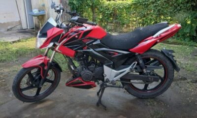 Motocicleta desaparece durante la madrugada en el fraccionamiento Los Prados