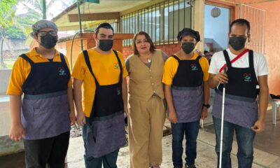 (+VIDEO) Estudiantes impulsan la primera cafetería escolar inclusiva en el CAM 7