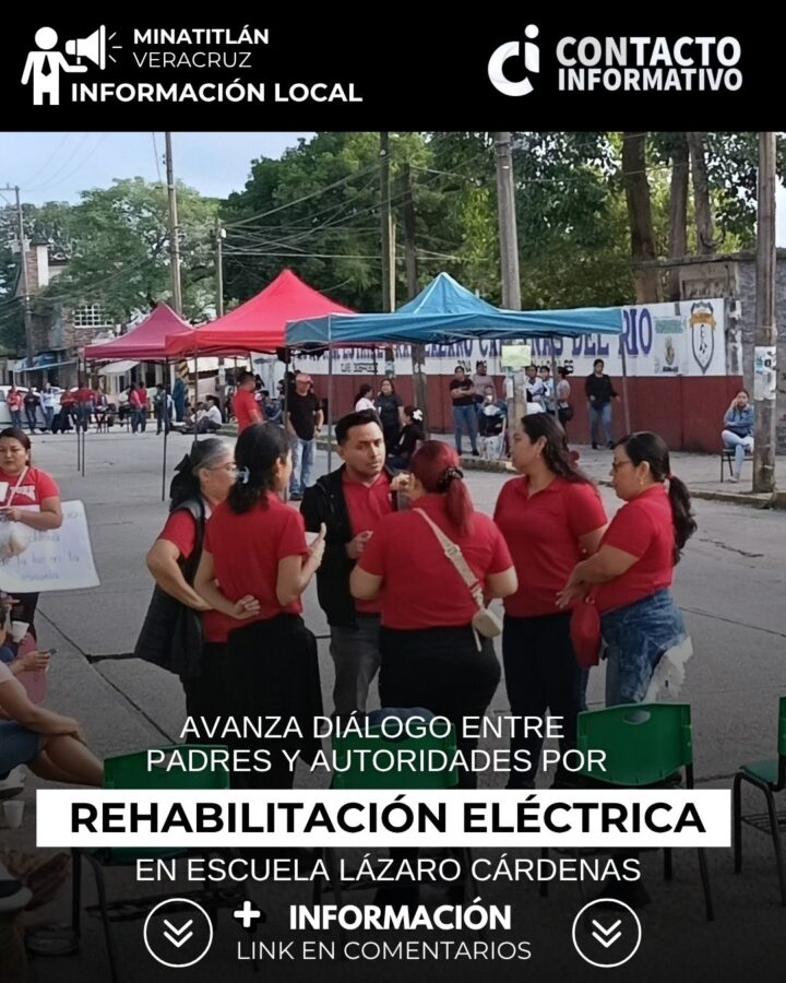 Avanza diálogo entre padres y autoridades por rehabilitación eléctrica en escuela Lázaro Cárdenas