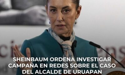 (+VIDEO) Sheinbaum ordena investigar campaña en redes sobre el caso del alcalde de Uruapan utilizado «políticamente» para dañar a la Cuarta Transformación