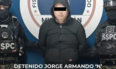 Detenido Jorge Armando ‘N’ por su presunta autoría intelectual en el caso Carlos Manzo