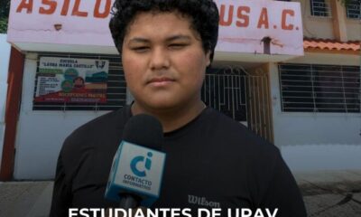 (+VIDEO) Estudiantes de UPAV invitan a sumarse a colecta para apoyar a adultos mayores en Minatitlán