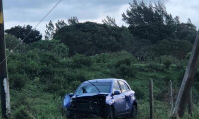 *Accidente dejó varias horas sin luz y cerrada la carretera de la Congregación de Las Barrillas de Coatzacoalcos*