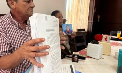 *Policía estatal le quitó la vida a su hijo en Las Choapas, a ella solo le quedan tres meses de vida y exige justicia*