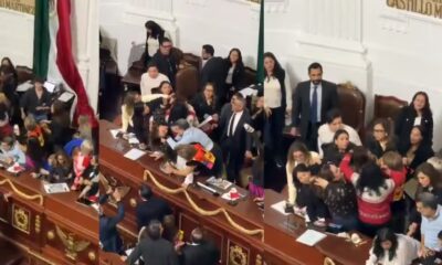 ¡De las greñas! Diputadas de PAN y Morena se pelean con golpes, empujones y jalones de cabello por la extinción de InfoCDMX