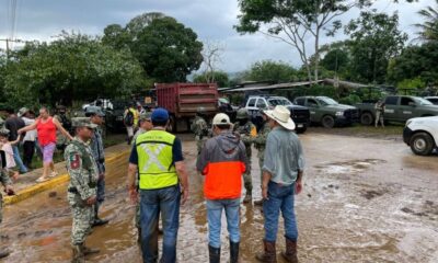 *Activan Plan DN-III-E en la localidad de La Palma de Catemaco tras severas inundaciones*