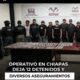 Detienen a 12 integrantes del CJNG con armas, droga y equipo táctico en Chiapas