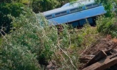 SE DESCARRILA EL TREN INTEROCEÁNICO; HABÍA SALIDO DE #SALINACRUZ