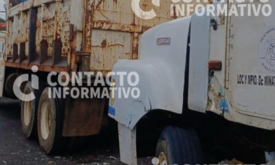 Señalan a camión Quetzalcóatl por daños tras incidente vial