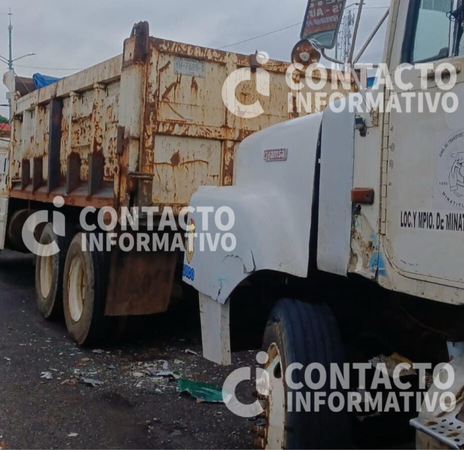 Señalan a camión Quetzalcóatl por daños tras incidente vial