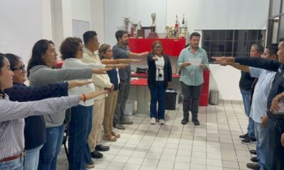 Toman protesta secretario, contralor, tesorero y comandante de la policía municipal de Cosoleacaque