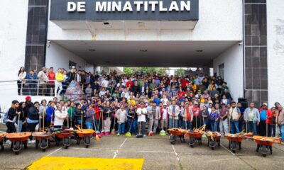 Inicia Ayuntamiento de Minatitlán jornada de limpieza con el “Barrido de Año Nuevo”