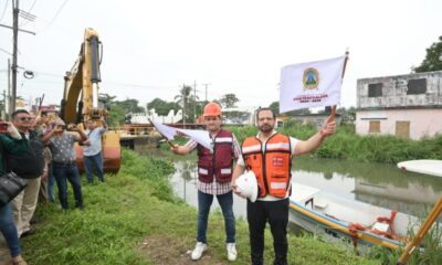 Arranca Pedro Miguel Rosaldo plan masivo de dragado en Coatzacoalcos