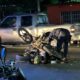 Accidente de motocicletas genera movilización de auxilio