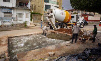 Refuerza Gobierno Municipal rehabilitación de losas en distintos puntos de Minatitlán