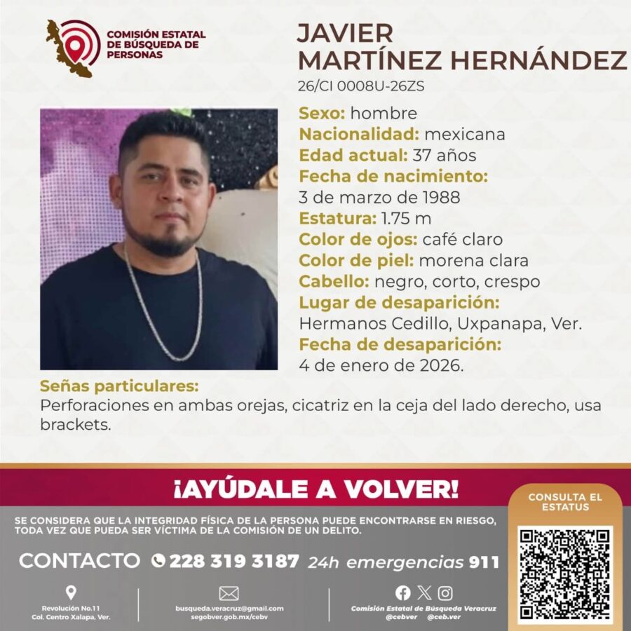 Localizan con vida a hombre reportado como desaparecido en Uxpanapa