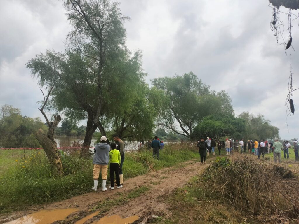 Cuerpo sin vida encontrado en el río de Loma Bonita, Texistepec durante este 1ro de enero del 2026.