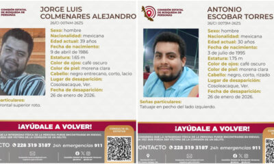 Autoridades activan búsqueda de dos hombres no localizados en Cosoleacaque