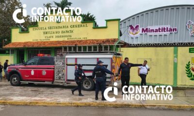 (+VIDEO) Incidente con perros deja seis estudiantes lesionados en secundaria de Minatitlán