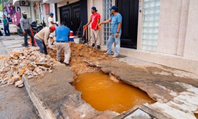 Realizan trabajos de mantenimiento en red de agua potable en Minatitlán