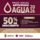 ¡Cumple con la ciudad y ahorra! Pago anticipado de agua 2026