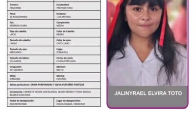 Solicitan apoyo ciudadano para localizar a adolescente en Cosoleacaque