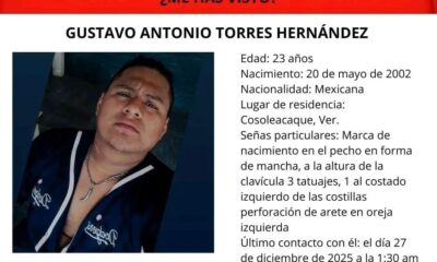 Se intensifica la búsqueda de joven desaparecido originario de Cosoleacaque tras viaje a Orizaba