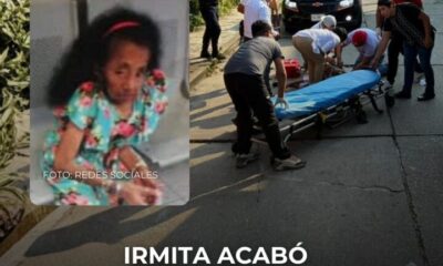 (+VIDEO) Irmita acabó hospitalizada tras sufrir accidente en pleno Centro de Minatitlán