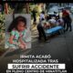 (+VIDEO) Irmita acabó hospitalizada tras sufrir accidente en pleno Centro de Minatitlán