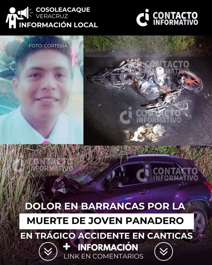 Dolor en Barrancas por la muerte de joven panadero en trágico accidente en Canticas