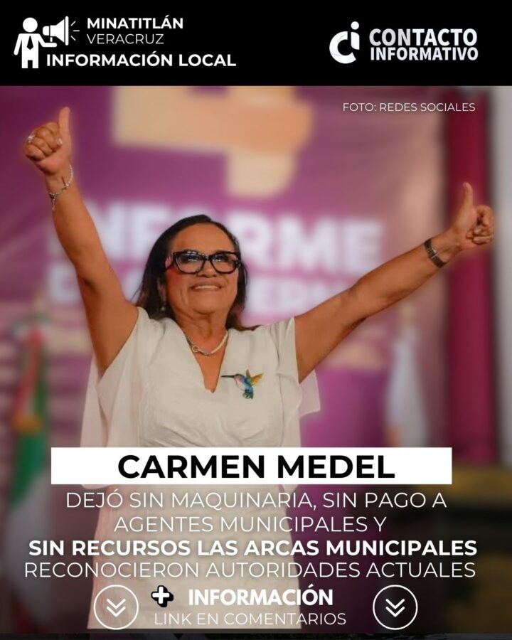 Carmen Medel dejó sin maquinaria, sin pago a agentes municipales y sin recursos las arcas municipales, reconocieron autoridades actuales