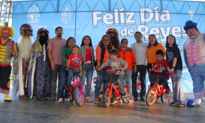 Recibe la colonia El Naranjito la magia de los reyes magos.