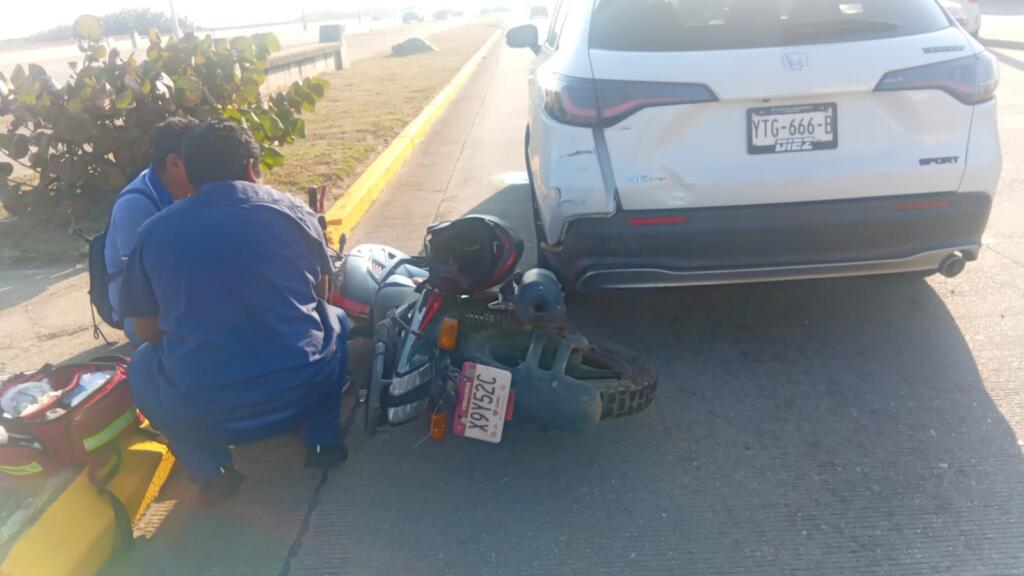 *Se registran más accidentes en moto en Coatzacoalcos, van cuatro lesionados por dichos percances en las últimas 24 horas*