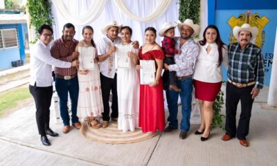 Celebran Bodas Colectivas 2026 en el área rural de Minatitlán