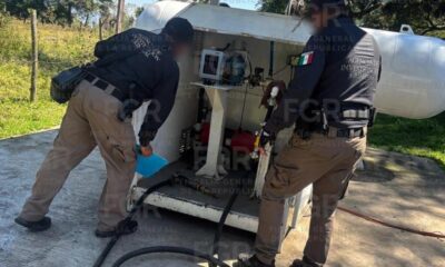 EN CATEO, FGR ASEGURA MÁS DE DOS MIL LITROS DE HIDROCARBURO EN JILOTEPEC, VERACRUZ