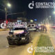 Patrulla y vehículo particular colisionan en el Bulevar; dos personas resultan lesionadas