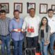 Alcalde de Cosoleacaque se reúne con estudiantes del Tec para conocer proyectos de innovación tecnológica.