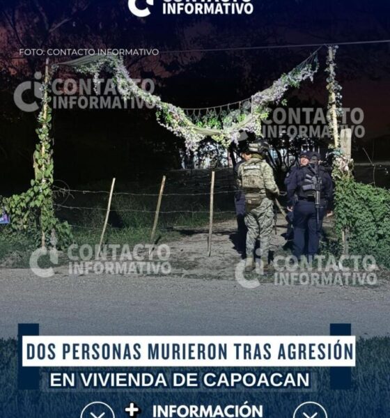 (+VIDEO)Dos personas murieron tras agresión en vivienda en Capoacan; eran madre e hijo.