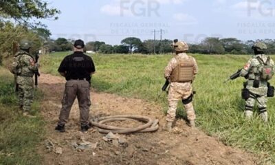 FGR LOCALIZA E INHABILITA TOMA CLANDESTINA DE HIDROCARBURO EN CIUDAD ISLA, VERACRUZ