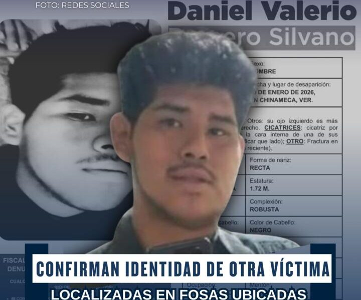 Confirman identidad de otra víctima localizadas en fosas ubicadas en zona rural de Jáltipan