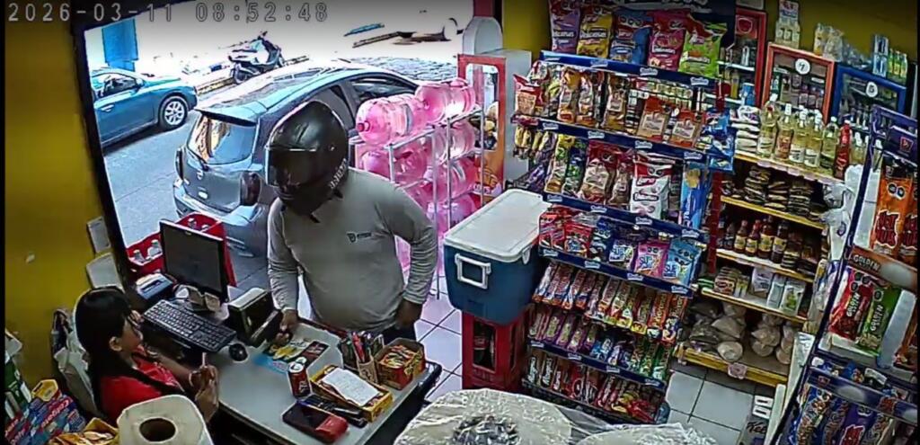 Violento asalto a comercio en el centro de San Andrés Tuxtla: delincuente logra escapar