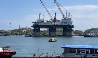 *Tras 40 días en mantenimiento, se fue del puerto de Coatzacoalcos la plataforma Iolair*
