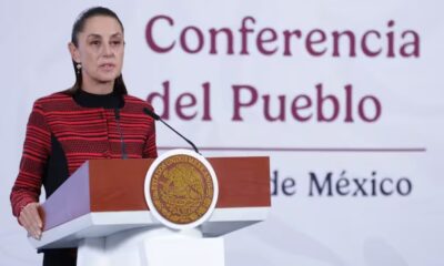 Sheinbaum admite que una persona salió a tomar el sol en una ventana de Palacio Nacional; ya fue sancionada, dice