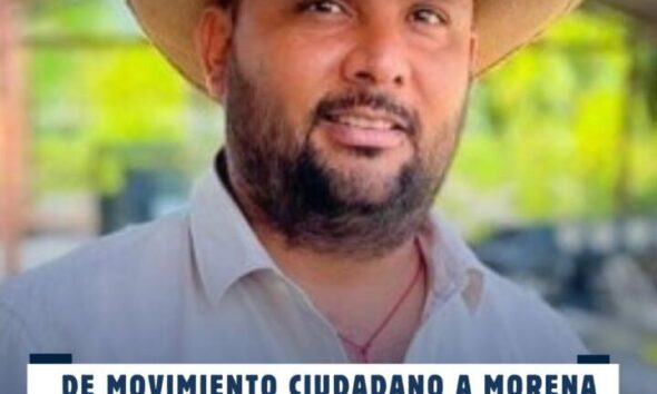 Alcalde de Las Choapas abandona Movimiento Ciudadano y anuncia su incorporación a Morena