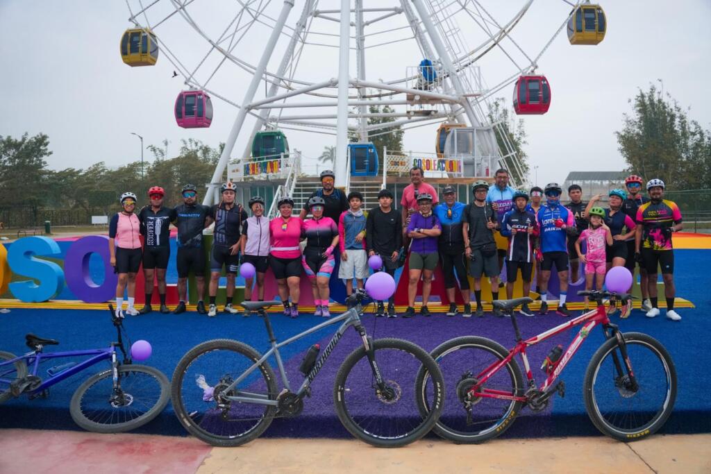 #Cosoleacaque se suma al 8M con una rodada llena de energía y unidad