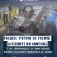 Fallece víctima de fuerte accidente en canticas; tres lesionados de gravedad, entre ellos un menor de edad.