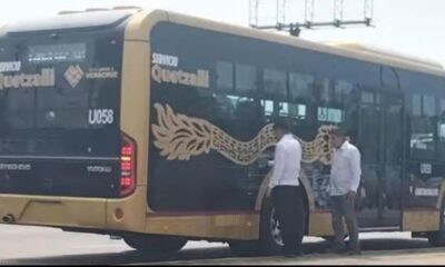 *Choca la primera unidad Quetzalli de Coatzacoalcos*