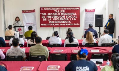 Minatitlán refuerza la prevención social de la violencia y la delincuencia