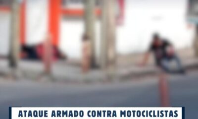 (+VIDEO) Ataque armado contra motociclistas en la Insurgentes Sur deja dos hombres heridos; agresores huyeron